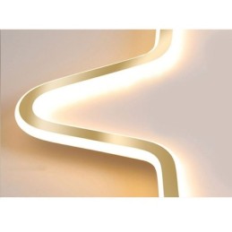 Creative Star Flush Mount Golden Star Loftslampe
