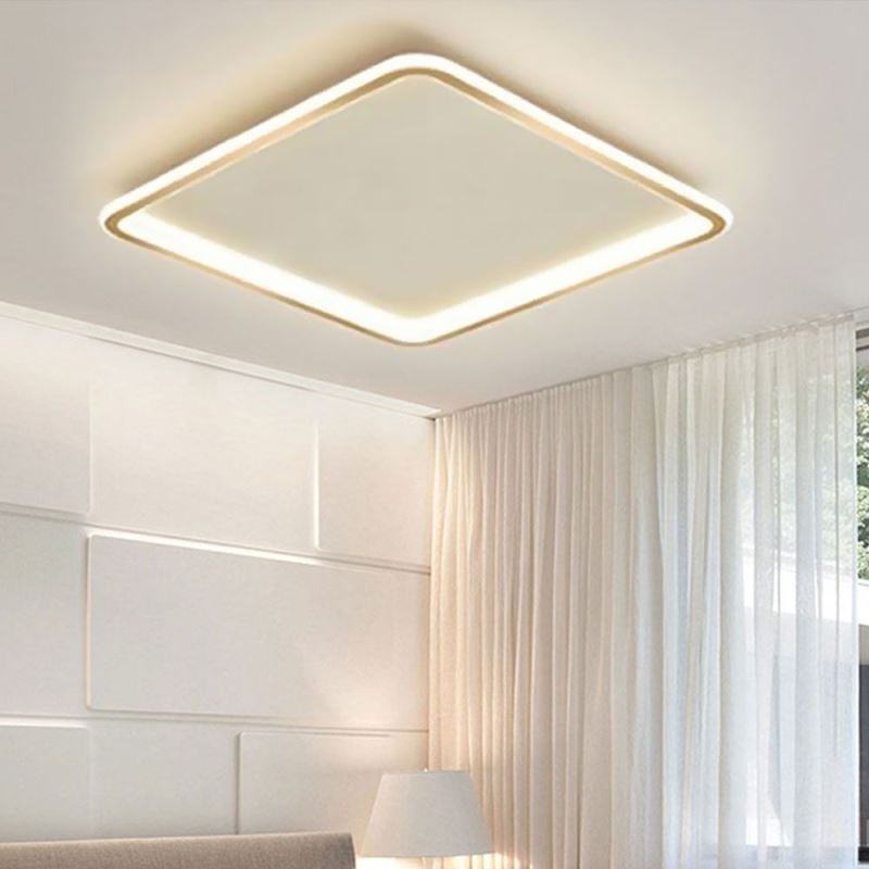 Moderne Minimalistisk Flush Mount Ultratynd Flush Mount Loftslampe
