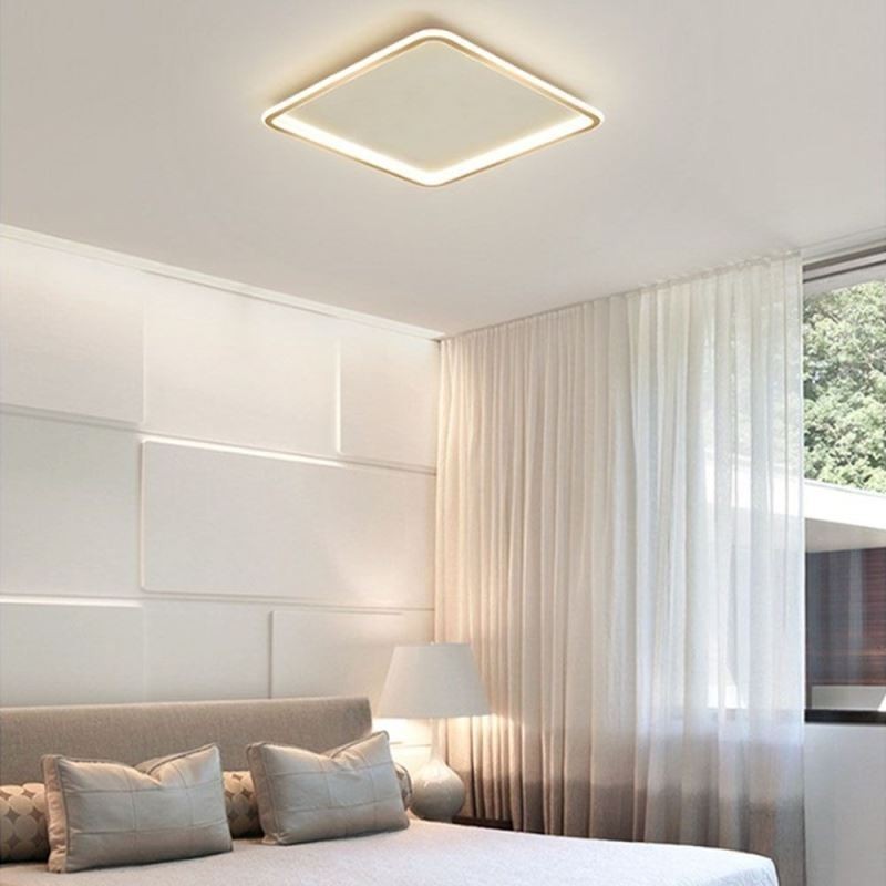 Moderne Minimalistisk Flush Mount Ultratynd Flush Mount Loftslampe