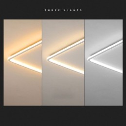 Moderne Minimalistisk Flush Mount Ultratynd Flush Mount Loftslampe