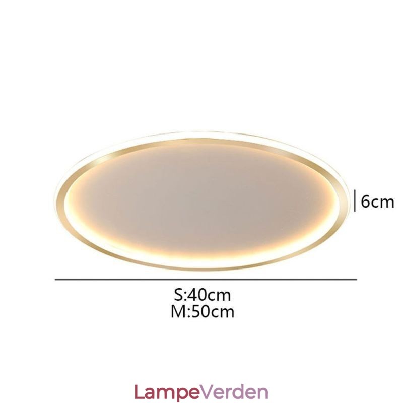 Flush Mount minimalistisk cirkulært loftslys