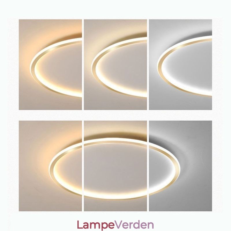 Flush Mount minimalistisk cirkulært loftslys