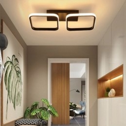 Moderne Minimalistisk Flush Mount akryl firkantet ramme loftslampe