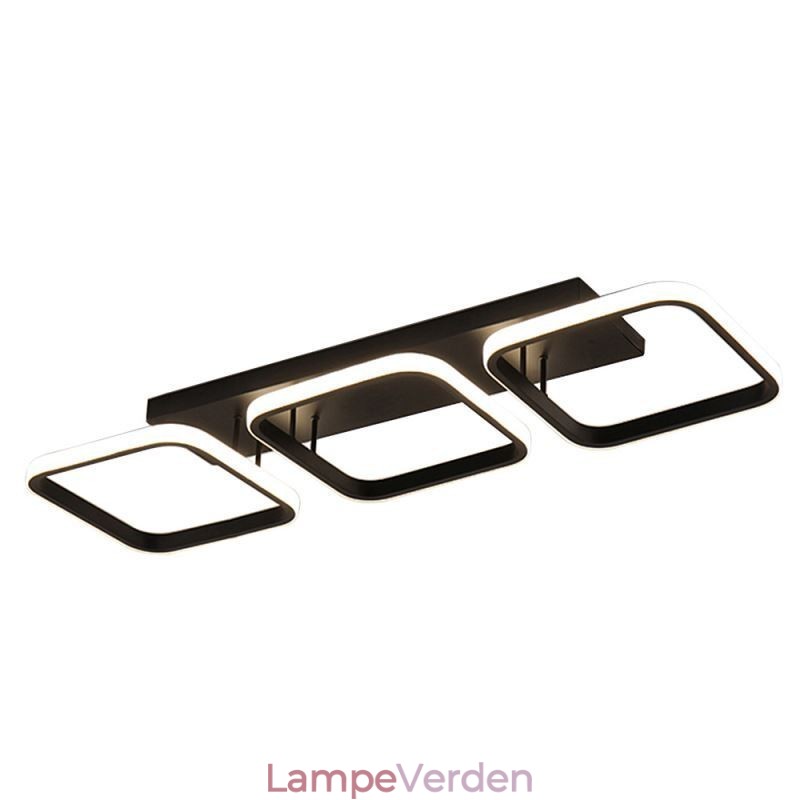 Moderne Minimalistisk Flush Mount akryl firkantet ramme loftslampe
