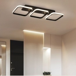 Moderne Minimalistisk Flush Mount akryl firkantet ramme loftslampe