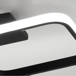 Moderne Minimalistisk Flush Mount akryl firkantet ramme loftslampe