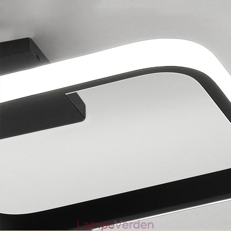 Moderne Minimalistisk Flush Mount akryl firkantet ramme loftslampe