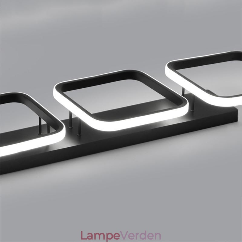 Moderne Minimalistisk Flush Mount akryl firkantet ramme loftslampe