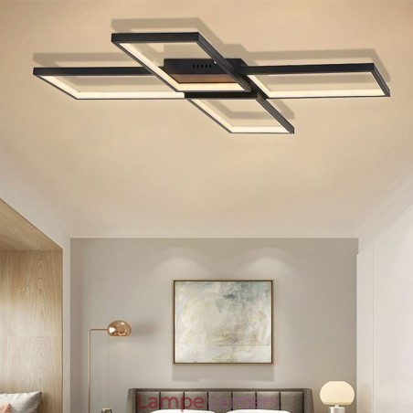 X Shaped Flush Mount Minimalistisk akryl loftslampe X Shaped Flush Mount Minimalistisk akryl loftslampe