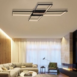 X Shaped Flush Mount Minimalistisk akryl loftslampe