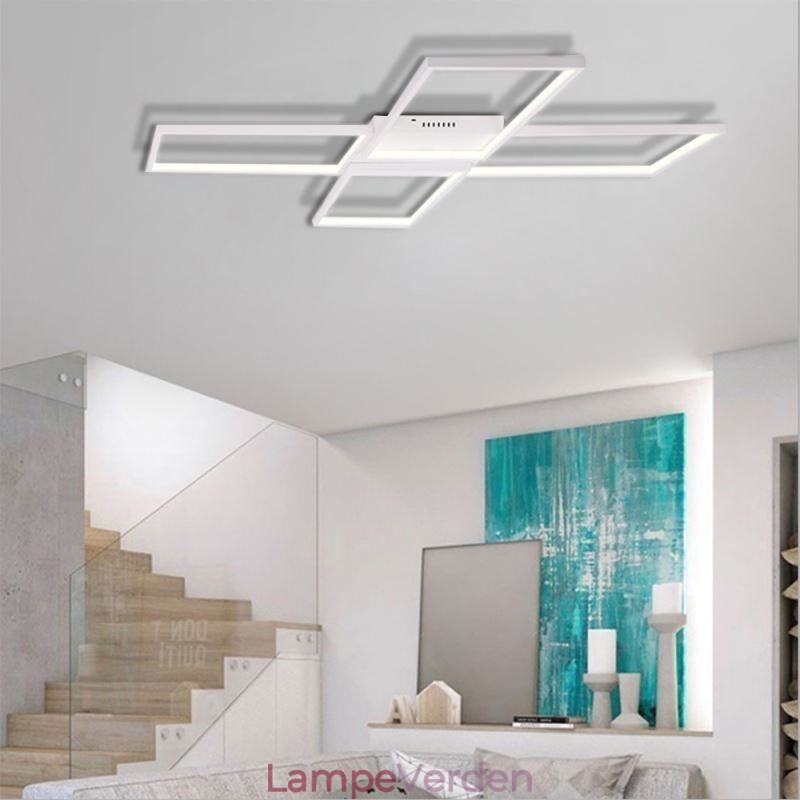 X Shaped Flush Mount Minimalistisk akryl loftslampe