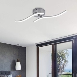 Moderne, flush Mount akryl bølgeformet loftslampe