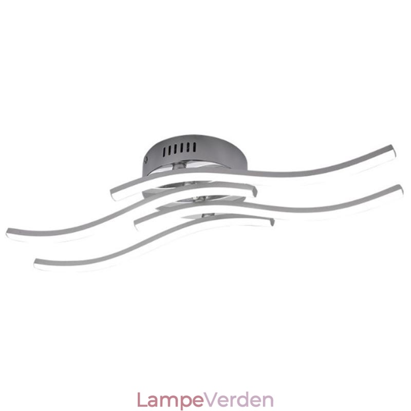 Moderne, flush Mount akryl bølgeformet loftslampe
