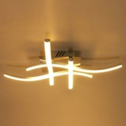 Moderne enkel flush Mount akryl 4 lys bølgeformet loftslampe