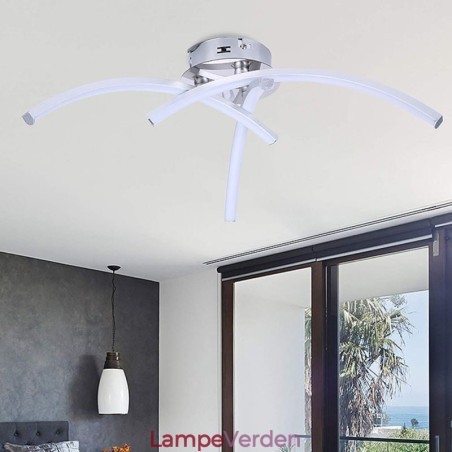 Enkel Flush Mount bueformet akryl Cross Ceiling Light Enkel Flush Mount bueformet akryl Cross Ceiling Light