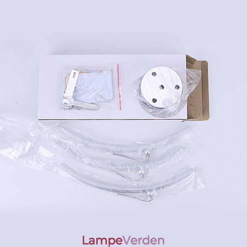 Enkel Flush Mount bueformet akryl Cross Ceiling Light