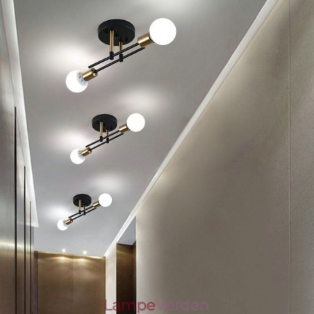 Simple Magic Beans Flush Mount Crossed Ceiling Light Simple Magic Beans Flush Mount Crossed Ceiling Light