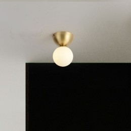 Nordic Brass Mini Flush Mount Loftslys Foyerbelysning