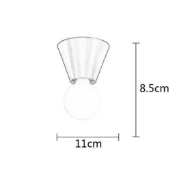 Nordic Brass Mini Flush Mount Loftslampe