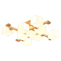 Nordic Flush Mount Loftslampe Creative Warm Solid Wood Light
