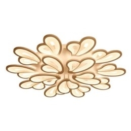 Moderne, simpelt, flush-mount akryl kronbladsformet loftslampe
