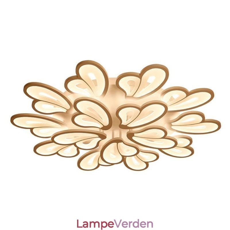 Moderne, simpelt, flush-mount akryl kronbladsformet loftslampe