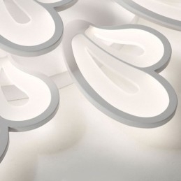 Moderne, simpelt, flush-mount akryl kronbladsformet loftslampe