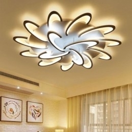 Moderne Simple Flush Mount Acryl Windmill Loftslampe