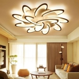 Moderne Simple Flush Mount Acryl Windmill Loftslampe
