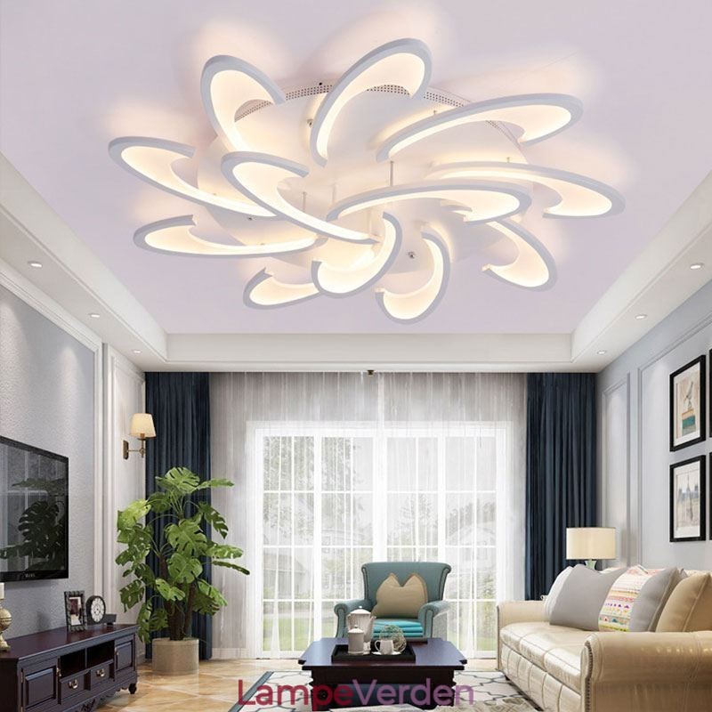 Moderne Simple Flush Mount Acryl Windmill Loftslampe