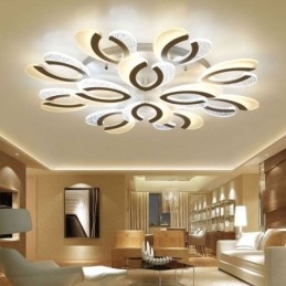 Moderne simpelt, indbygget akrylhjerteformet loftslampe