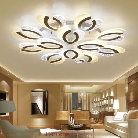 Moderne simpelt, indbygget akrylhjerteformet loftslampe Moderne simpelt, indbygget akrylhjerteformet loftslampe