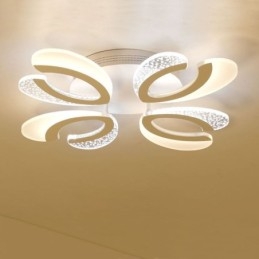 Moderne simpelt, indbygget akrylhjerteformet loftslampe