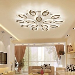 Moderne simpelt, indbygget akrylhjerteformet loftslampe