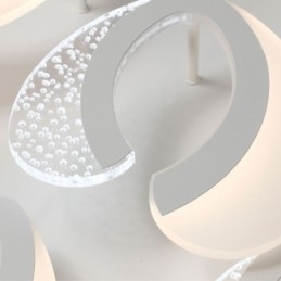Moderne simpelt, indbygget akrylhjerteformet loftslampe
