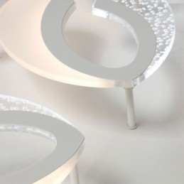 Moderne simpelt, indbygget akrylhjerteformet loftslampe