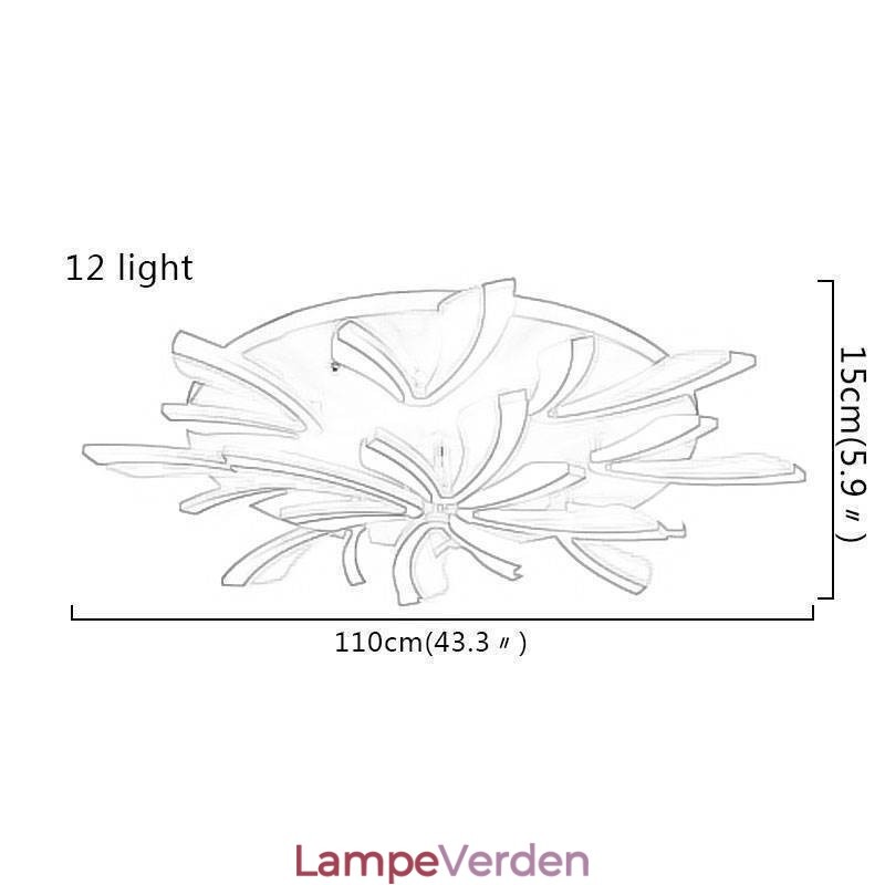 Moderne Mælkebøtte Flush Mount Simple Ceiling Light