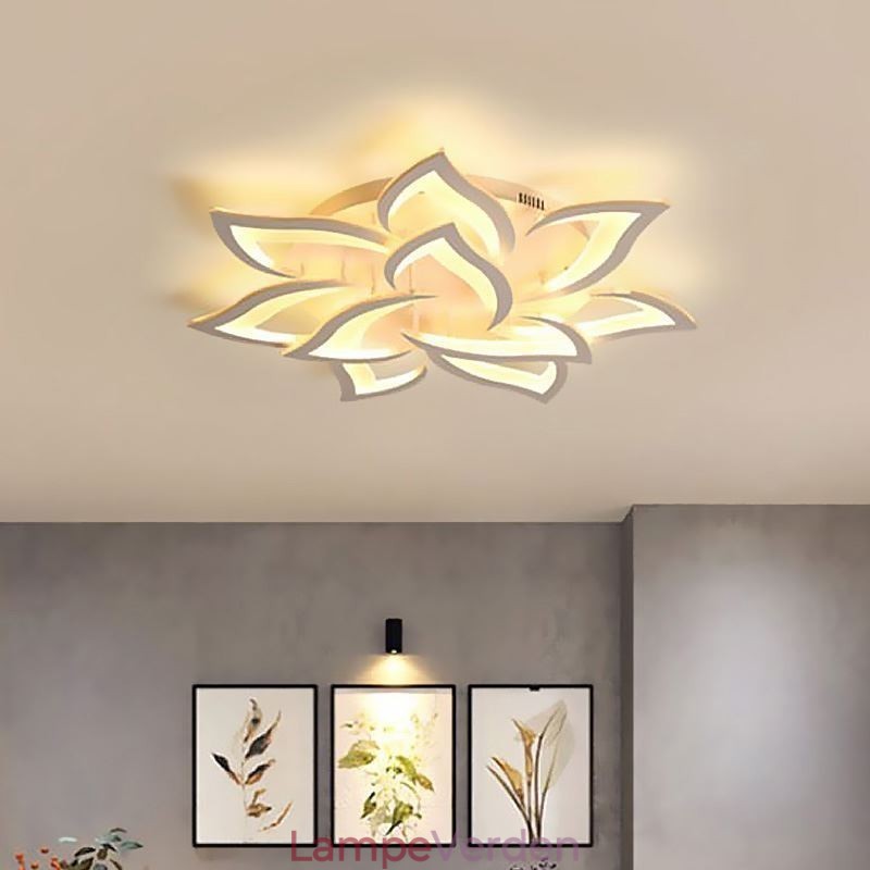 Moderne simpelt monteret akrylsolsikkeformet loftslys