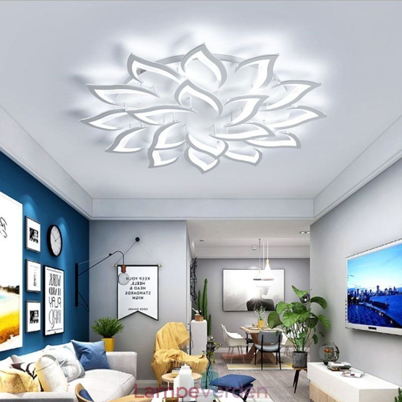 Moderne simpelt monteret akrylsolsikkeformet loftslys