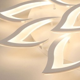 Moderne simpelt monteret akrylsolsikkeformet loftslys