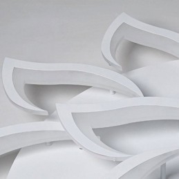 Moderne simpelt monteret akrylsolsikkeformet loftslys