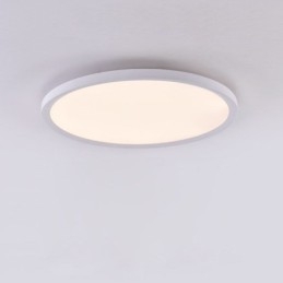 Nordic Round Flush Mount Super Thin Ceiling Light Aluminium Rung Lampebelysning