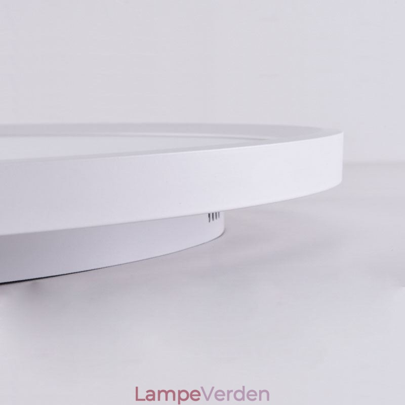 Nordic Round Flush Mount Super Thin Ceiling Light Aluminium Rung Lampebelysning