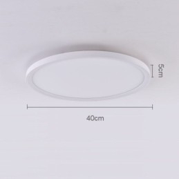 Nordic Round Flush Mount Super Thin Ceiling Light Aluminium Rung Lampebelysning