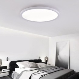 Nordic Round Flush Mount Super Thin Ceiling Light Aluminium Rung Lampebelysning