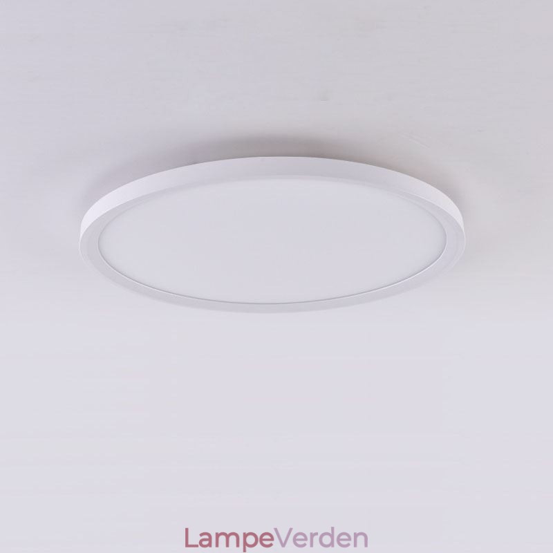 Nordic Round Flush Mount Super Thin Ceiling Light Aluminium Rung Lampebelysning