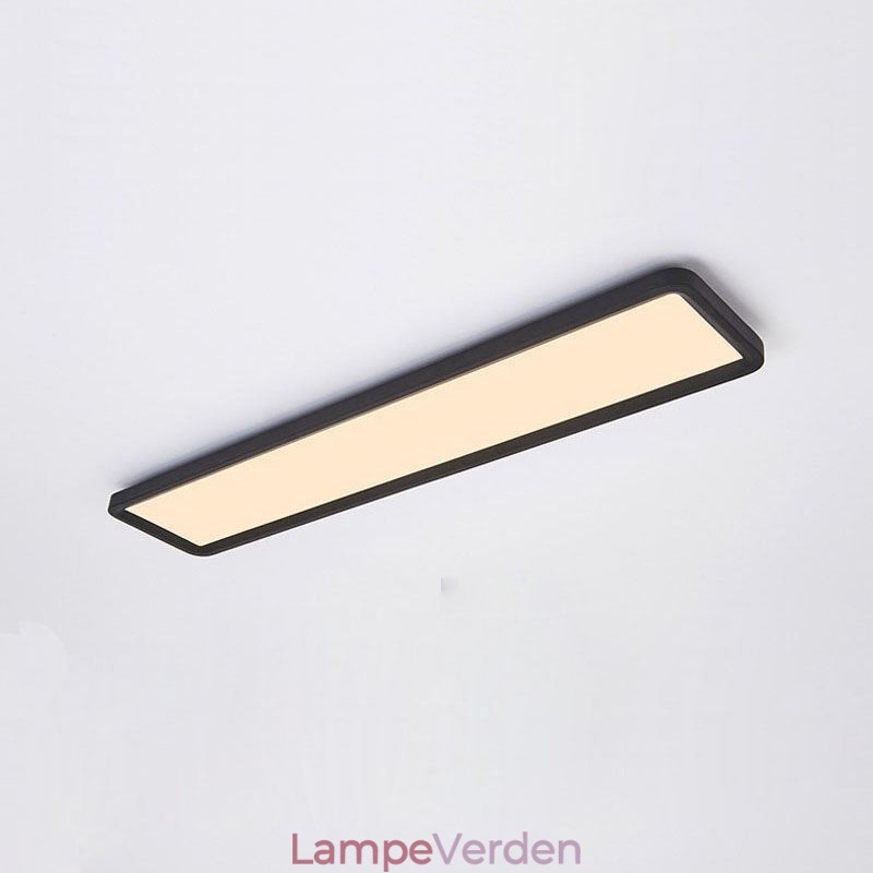 Panel Flush Mount Nordic Super Tynd rektangel Loftslampe Home Lighting Light