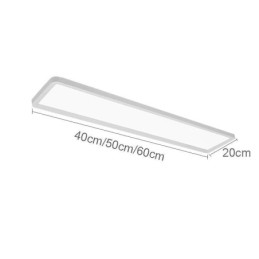 Panel Flush Mount Nordic Super Tynd rektangel Loftslampe Home Lighting Light