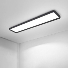 Panel Flush Mount Nordic Super Tynd rektangel Loftslampe Home Lighting Light