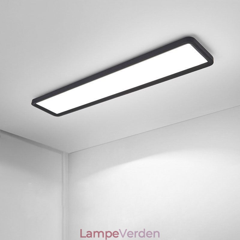 Panel Flush Mount Nordic Super Tynd rektangel Loftslampe Home Lighting Light
